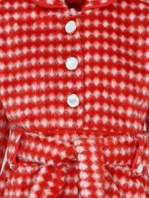 red wool twin set - 15765312 - Standard Image - 4