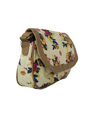multi colored canvas printed sling bag - 15768264 - Standard Image - 4