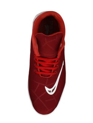 red lace up sport shoes - 15769549 - Standard Image - 4