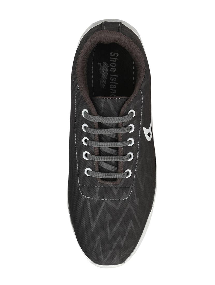 grey lace up sport shoes - 15769552 - Zoom Image - 4