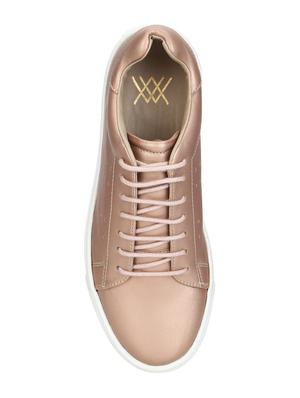gold lace-up sneakers - 15770079 - Standard Image - 4