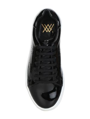 black lace-up sneakers - 15770081 - Standard Image - 4
