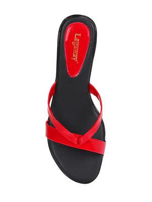 red toe separator sandals - 15771341 - Standard Image - 4