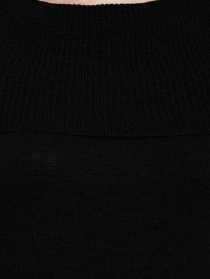 ribbed overlay boat neck pullover - 15773357 - Standard Image - 4