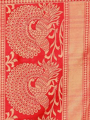 green silk woven saree with blouse - 15773554 - Standard Image - 4