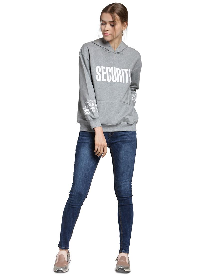 drop shoulder hooded sweatshirt - 15774796 - Zoom Image - 4