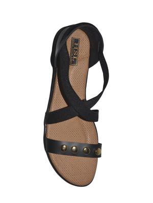 black back strap sandals - 15775012 - Standard Image - 4