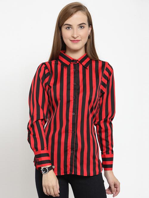 long sleeved striped shirt - 15778562 - Standard Image - 1