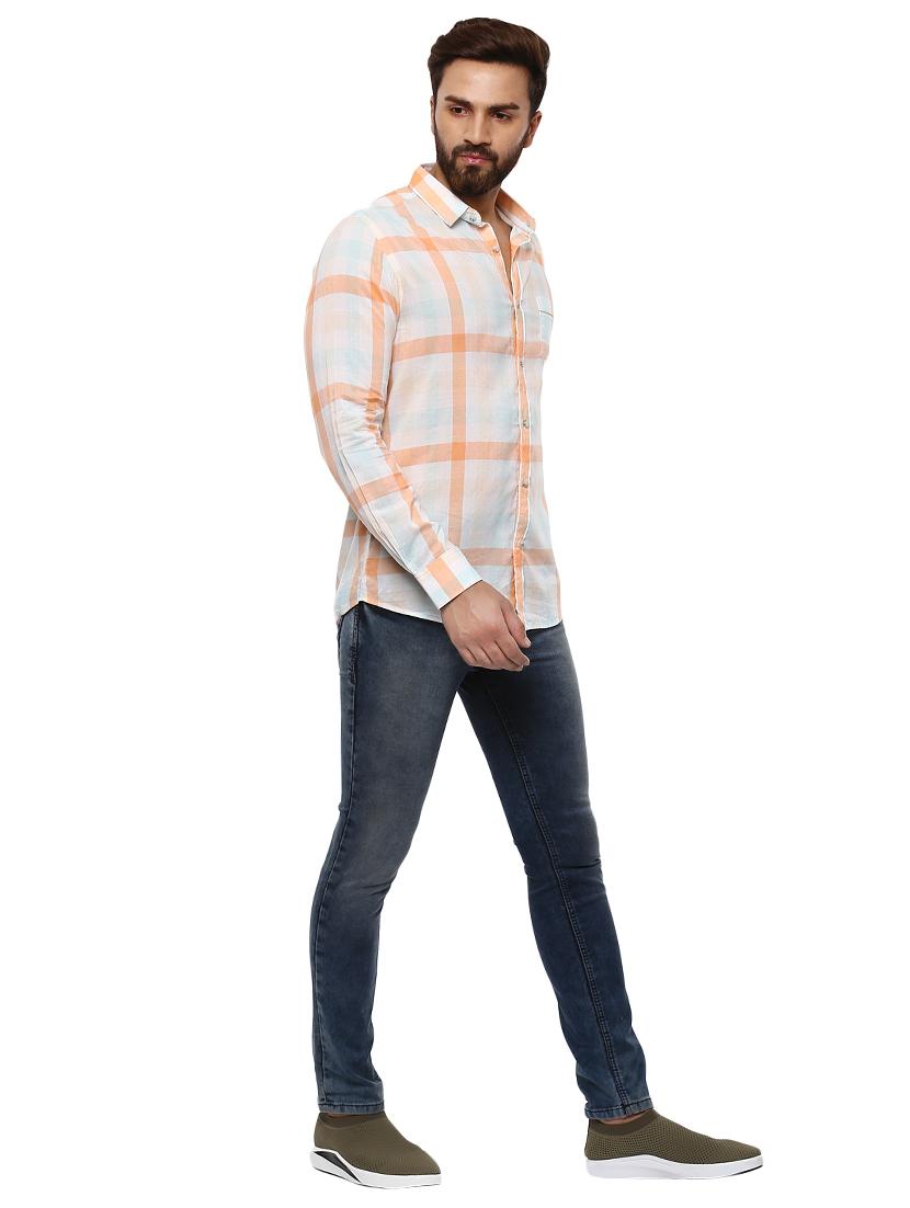 multi colored checkered casual shirt - 15779039 - Zoom Image - 4