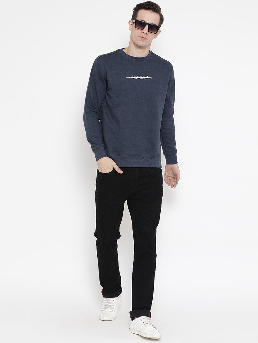 blue cotton sweatshirt - 15781763 - Zoom Image - 4