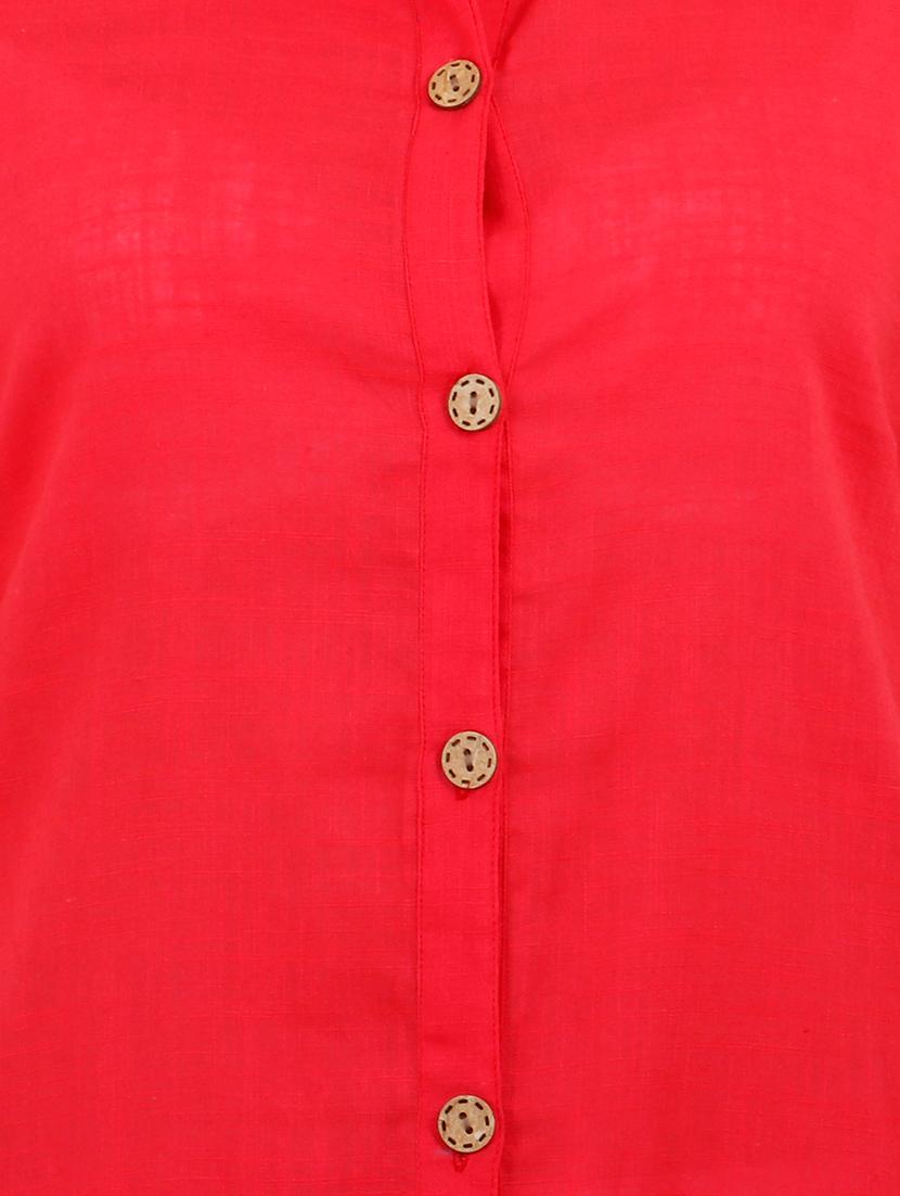 solid straight kurta - 15781849 - Zoom Image - 4