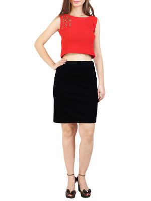 mid waist pencil skirt - 15782202 - Standard Image - 4