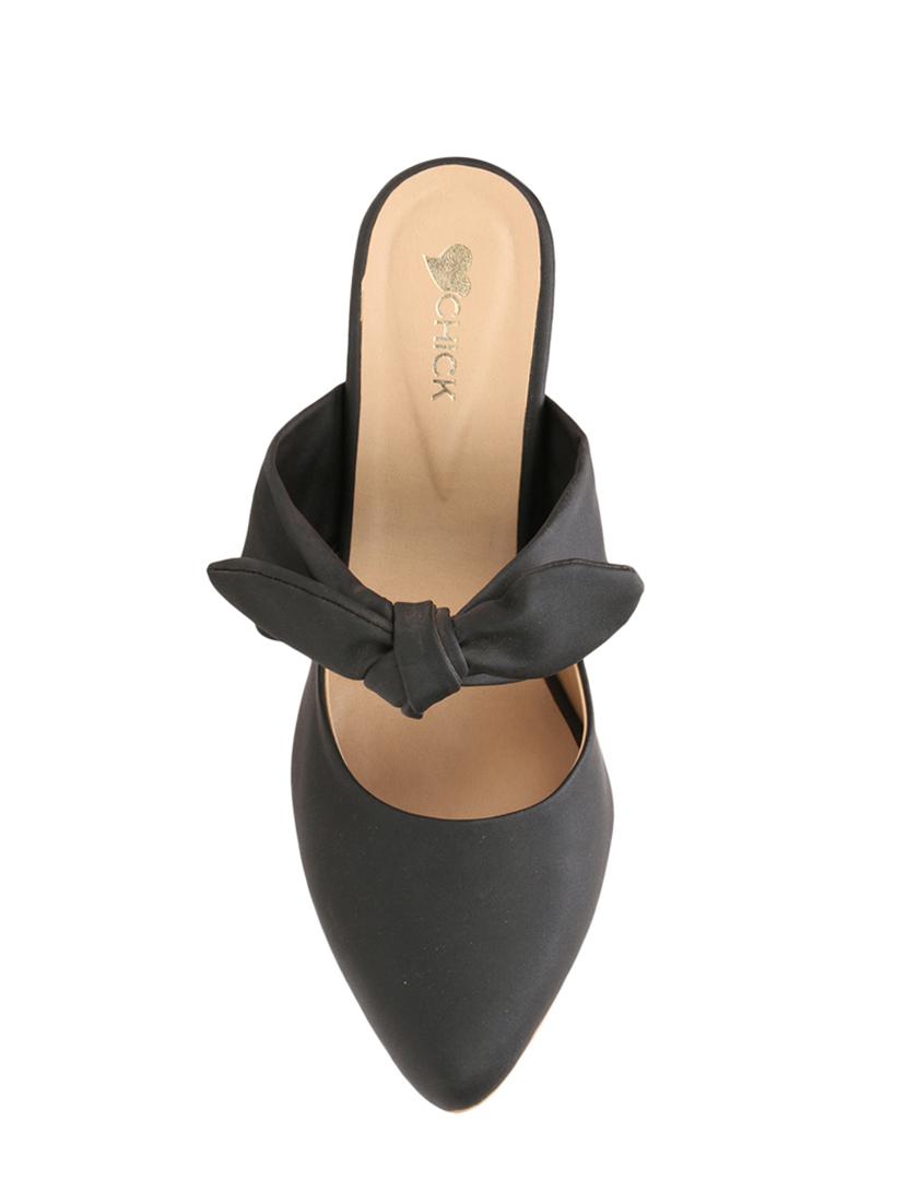 black slip on mules sandals - 15783119 - Zoom Image - 4