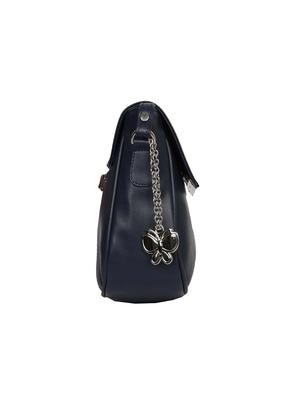 blue leatherette (pu) regular sling bag - 15784250 - Standard Image - 4