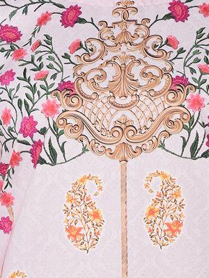 printed kurta with palazzo set - 15786438 - Standard Image - 4