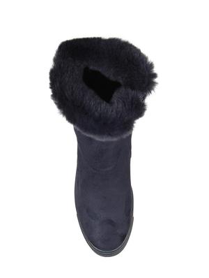 navy ankle zipper boots - 15786648 - Standard Image - 4