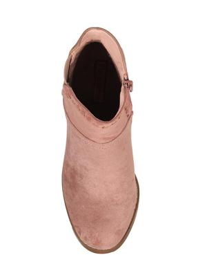 pink ankle zipper boots - 15786674 - Standard Image - 4