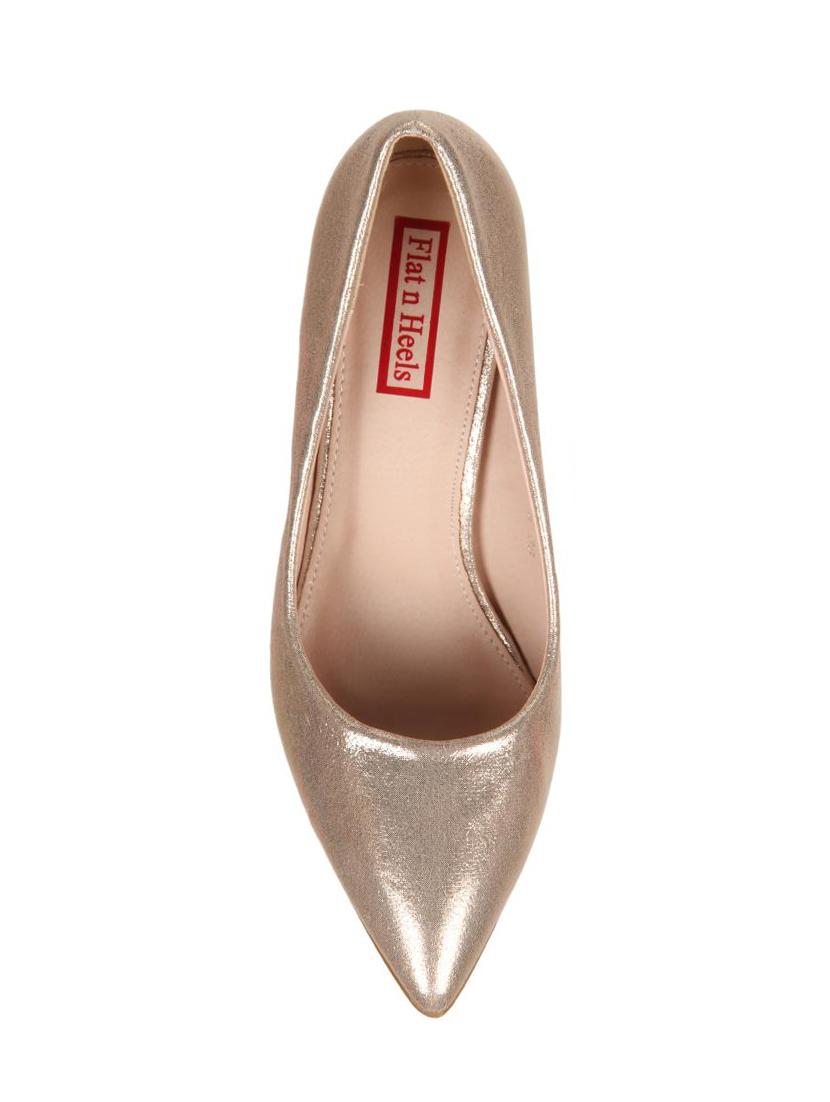 gold slip on pumps - 15786711 - Zoom Image - 4