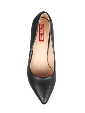 black slip on pumps - 15786721 - Standard Image - 4