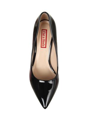 black slip on pumps - 15786730 - Standard Image - 4