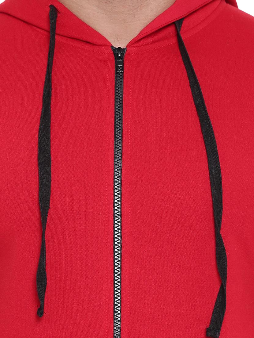 red fleece sweatshirt - 15788631 - Zoom Image - 4