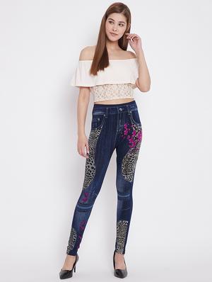 back pocket detail denim jeggings - 15788761 - Standard Image - 4