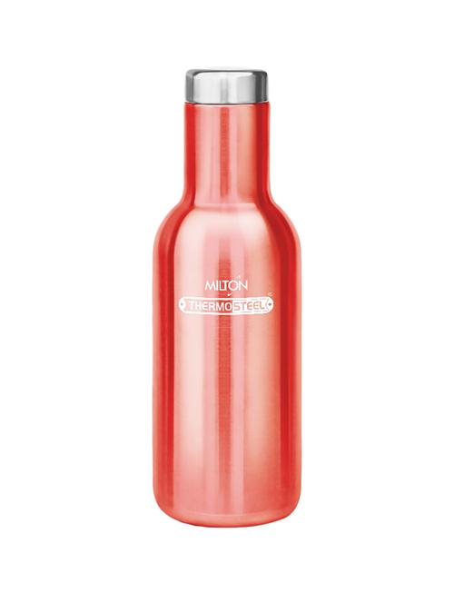 Milton Charm Thermosteel Hot & Cold Water Bottle, 550 ml, Red - 15790257 - Very Small Image - 1
