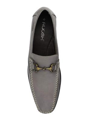 grey Leather casual slip ons - 15793152 - Standard Image - 4