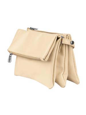cream leatherette (pu) regular sling bag - 15794951 - Standard Image - 4