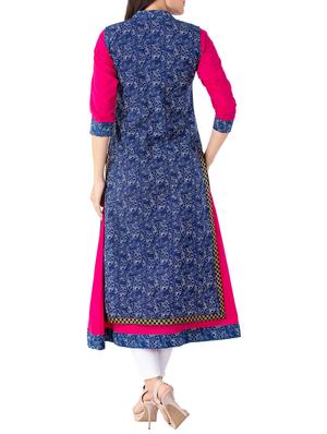 Layered printed kurta - 15796059 - Standard Image - 4