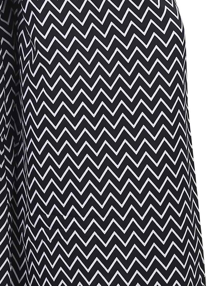 chevron print flared palazzo - 15796320 - Zoom Image - 4