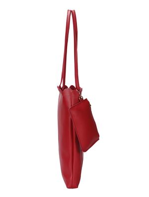 red leatherette (pu) regular tote - 15796398 - Standard Image - 4