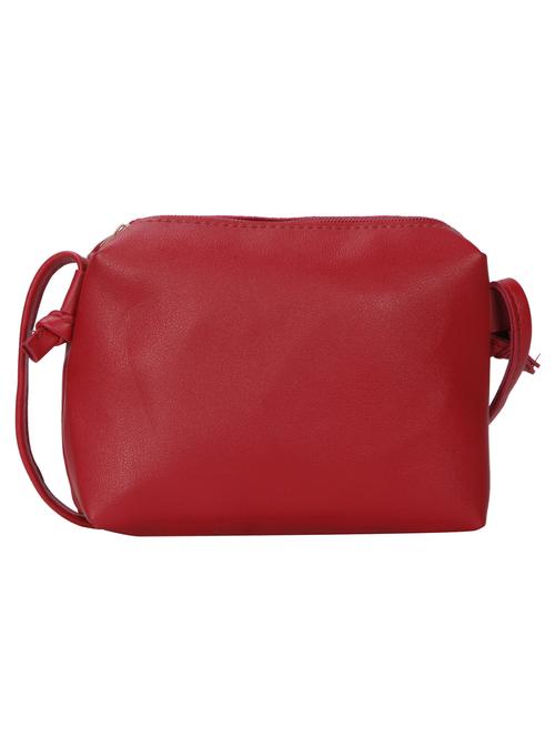 red leatherette (pu) regular sling bag - 15796513 - Standard Image - 1