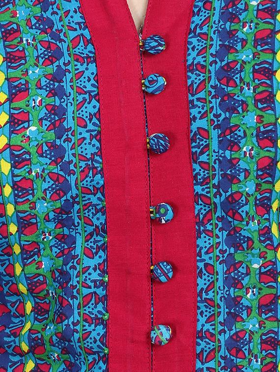 Printed straight kurta - 15798318 - Zoom Image - 4