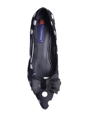 black slip on pumps - 15802331 - Standard Image - 4