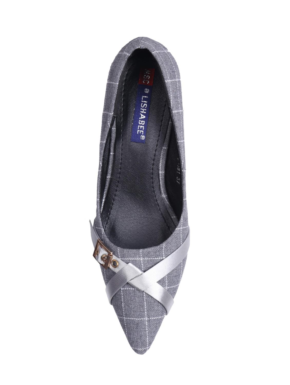 grey slip on pumps - 15802334 - Zoom Image - 4