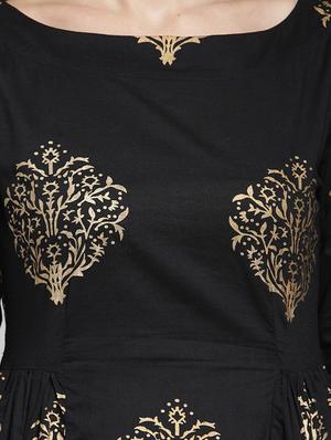 gather detail maxi dress - 15802829 - Standard Image - 4