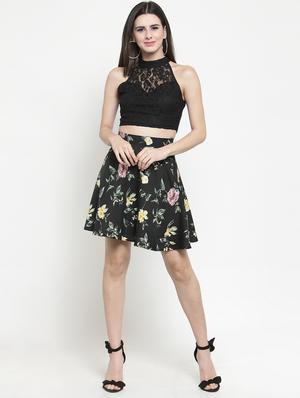 floral flared skirt - 15802830 - Standard Image - 4