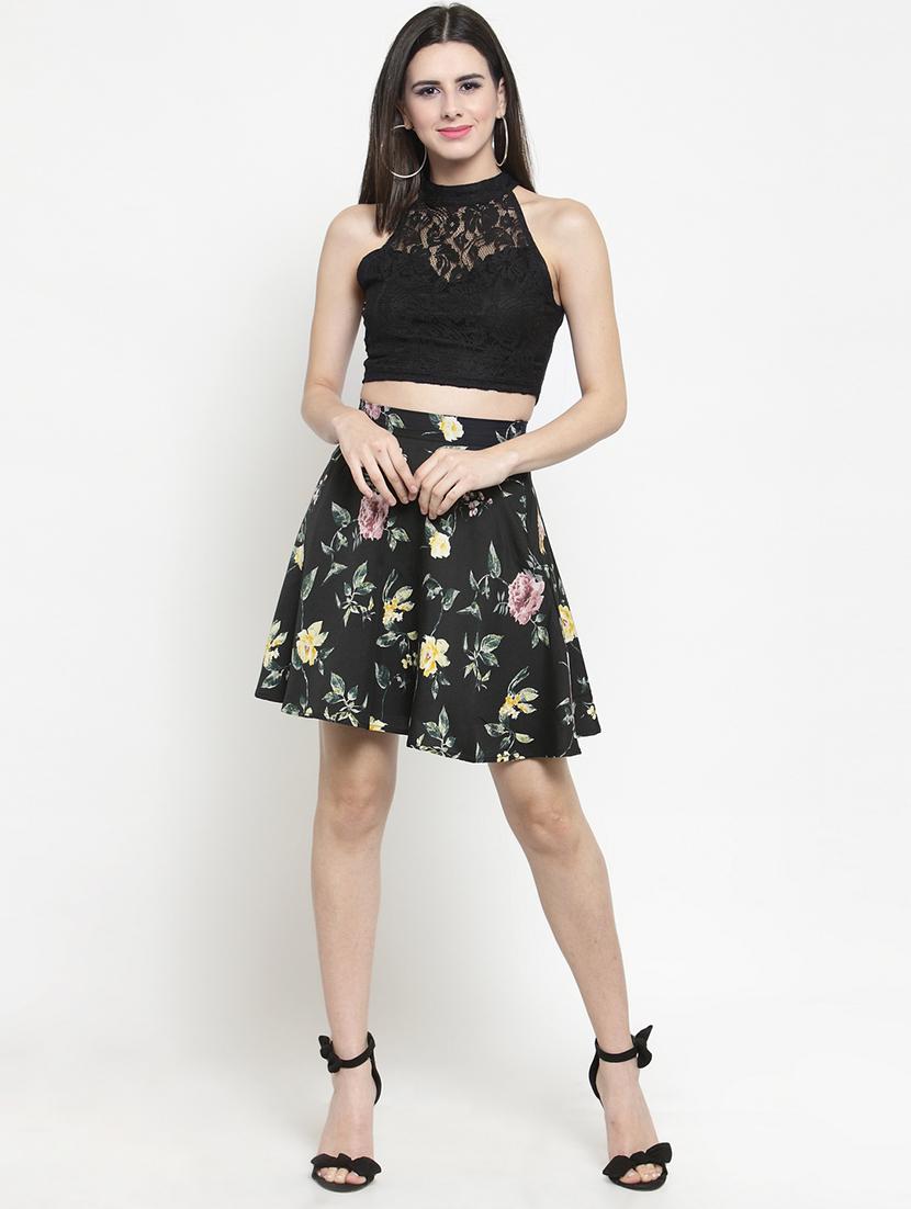 floral flared skirt - 15802830 - Zoom Image - 4