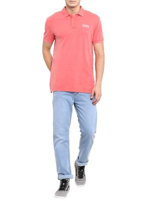 blue cotton washed jeans - 15804848 - Standard Image - 4