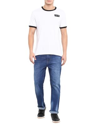 blue cotton washed jeans - 15804852 - Standard Image - 4