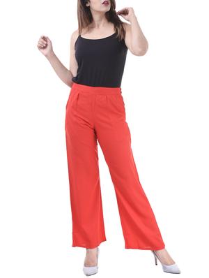 Pleated front elasticated back palazzo - 15805461 - Standard Image - 4