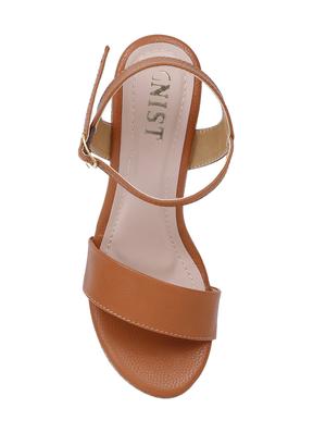 tan back strap wedges - 15806730 - Standard Image - 4