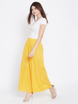 mid waist flared palazzo - 15811532 - Standard Image - 4