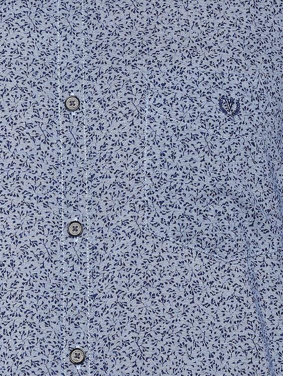 blue printed casual shirt - 15814521 - Zoom Image - 4
