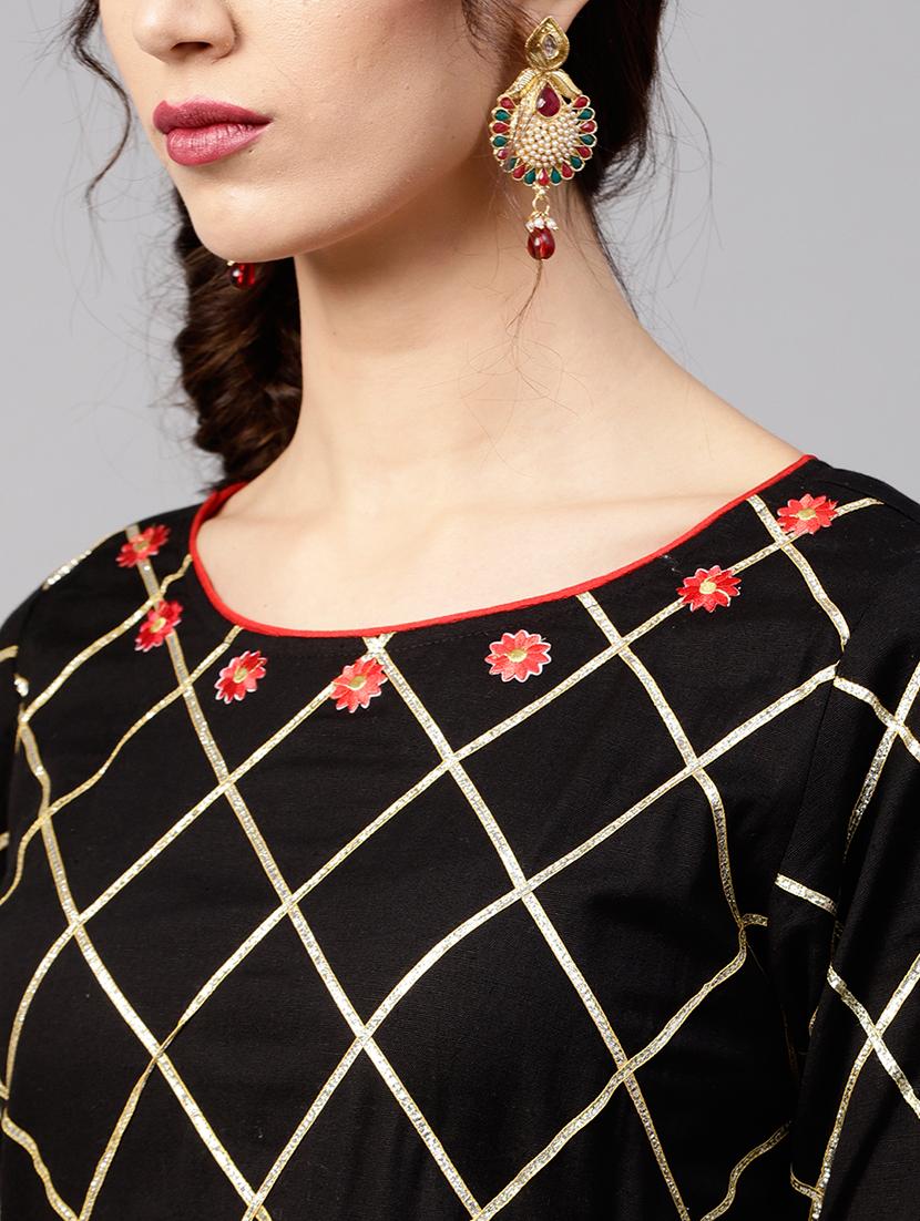gotawork flared kurta - 15814657 - Zoom Image - 4