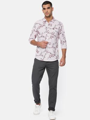 grey cotton chinos casual trousers - 15815355 - Standard Image - 4