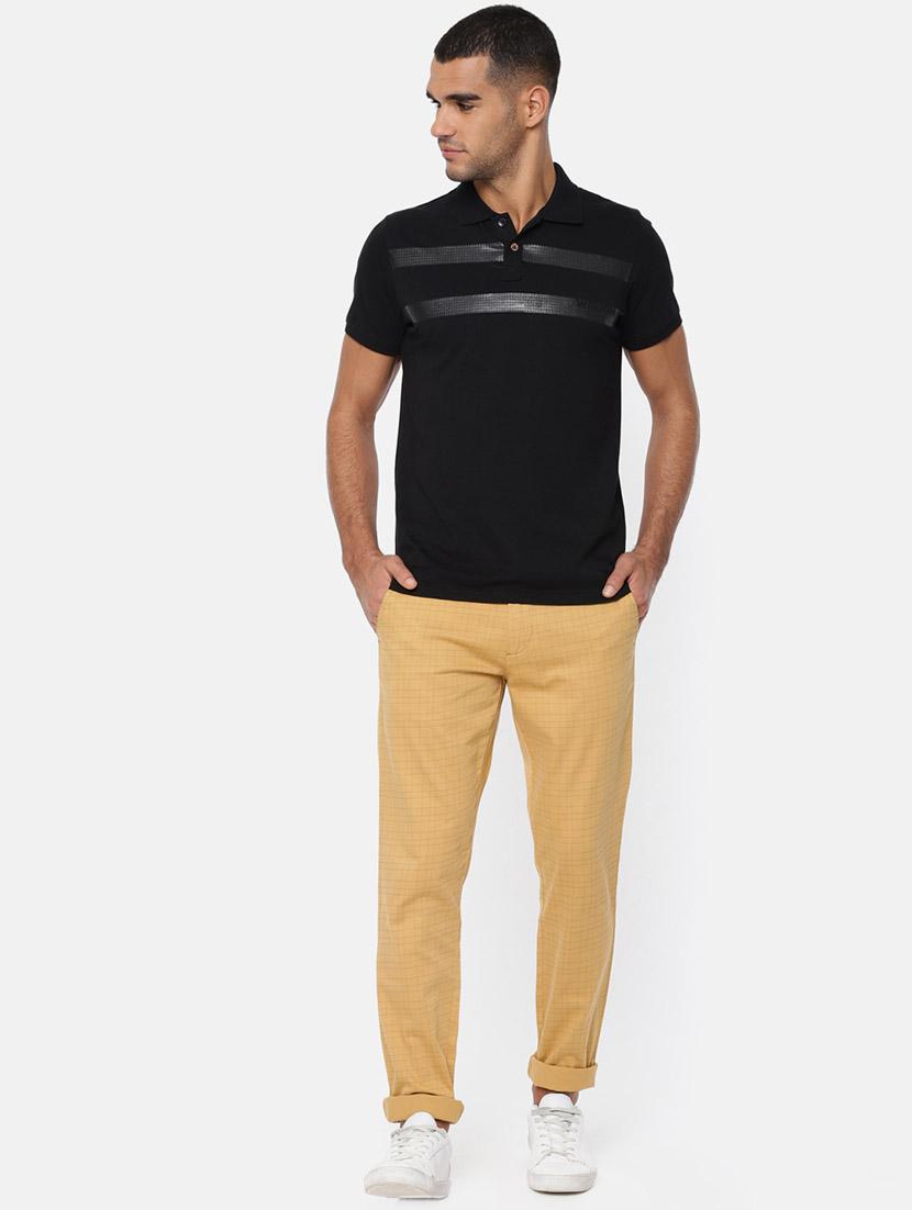 brown cotton chinos casual trousers - 15815358 - Zoom Image - 4