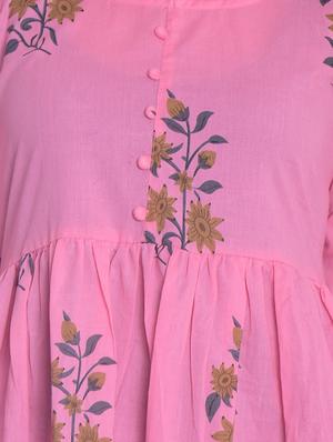 floral printed flared kurta - 15815615 - Standard Image - 4