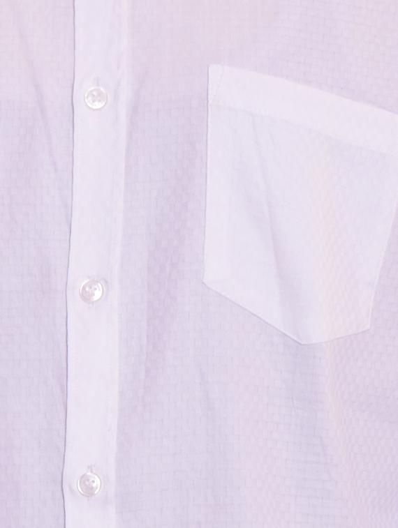 white solid casual shirt - 15815689 - Zoom Image - 4